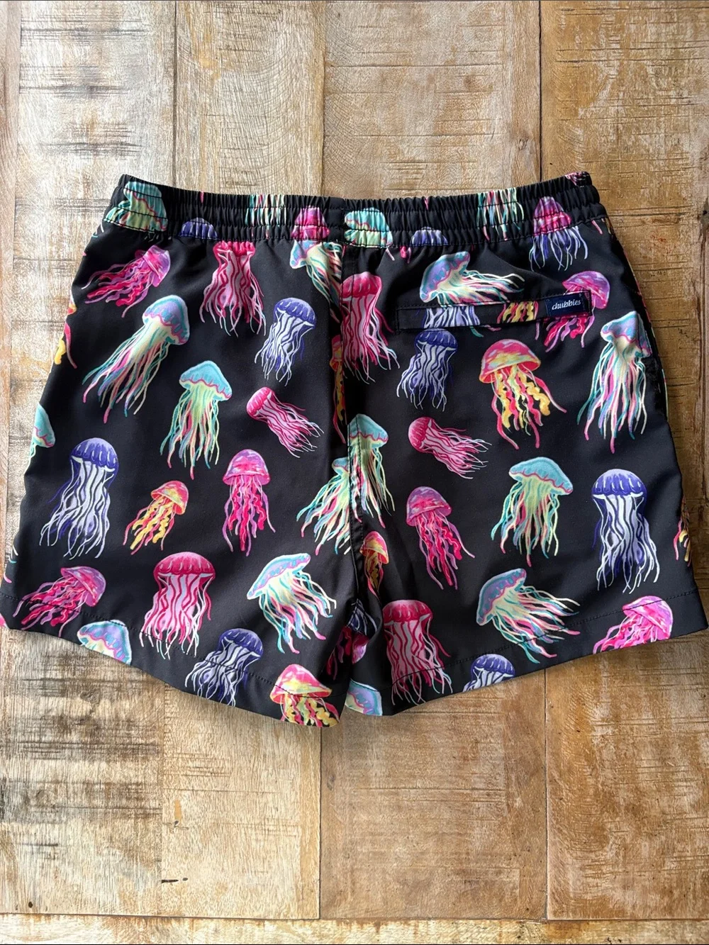 Chubbies Boys Black Jellyfish Swim Shorts size M(10/12)
